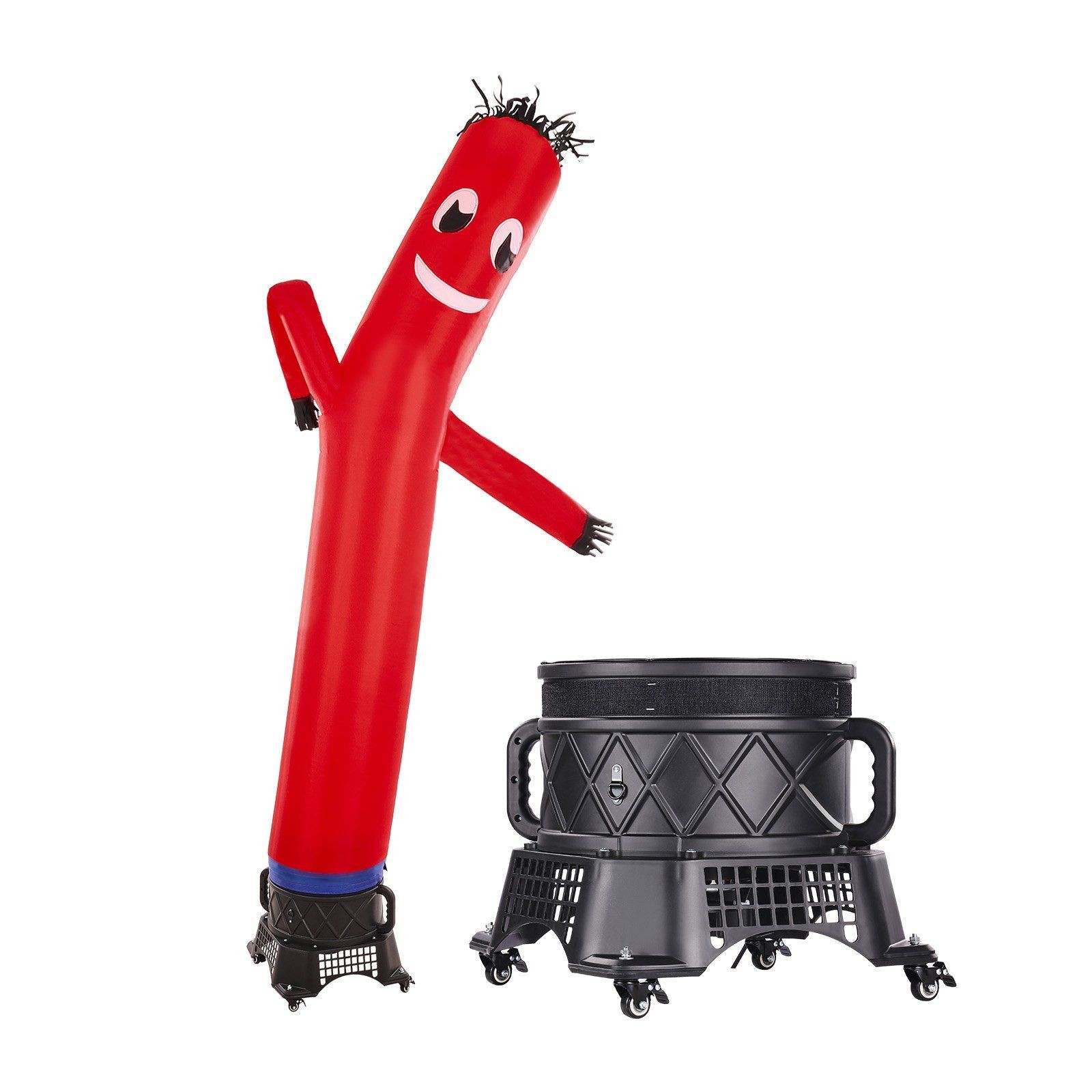 20ft Bright Red Air Dancer 1HP High-Speed Blower For Advertising