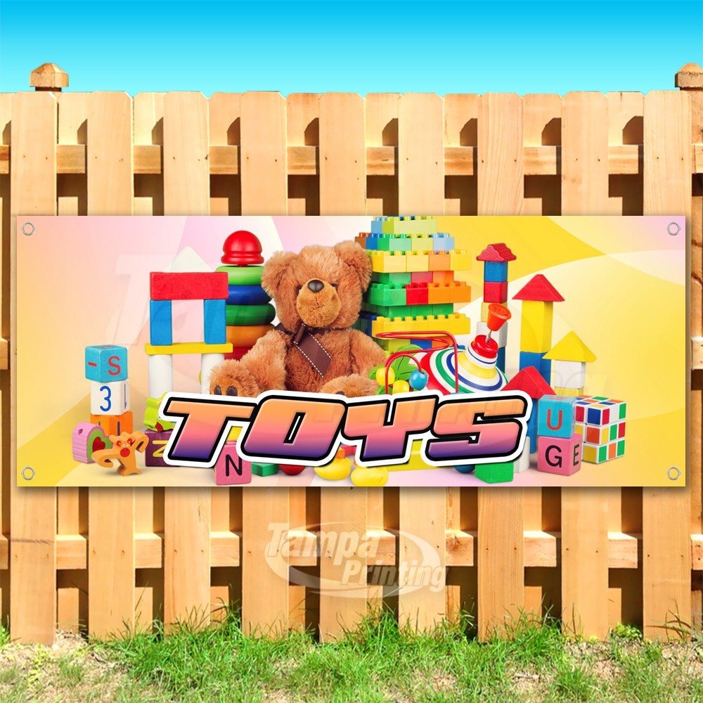 TOYS Advertising Children Fun Collectables Vinyl Banner Flag Sign USA SB11057