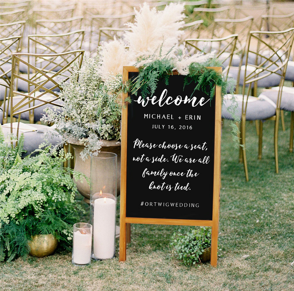 Magnetic Chalkboad Dual Side Sidewalk A Frame Sign Message Board Sandwich Board