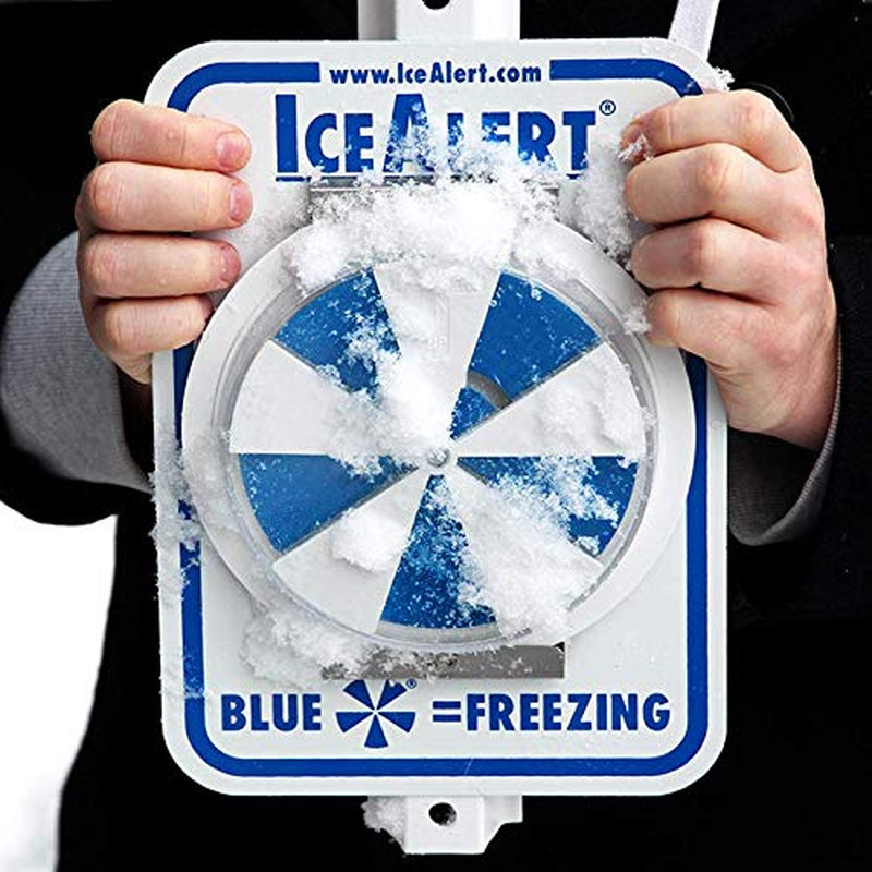 Smartsign Ice Alert Sign – 12 X 7 Inch, Universal Mount Temperature Sensitive In