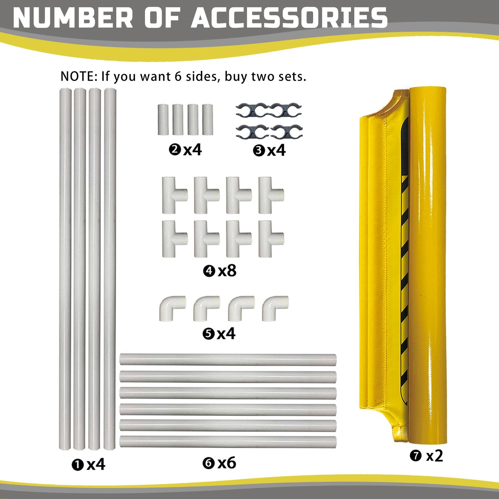 Safety Caution Barricade 2Panels Foldable Signs With PVC Tarp Removable Safet…