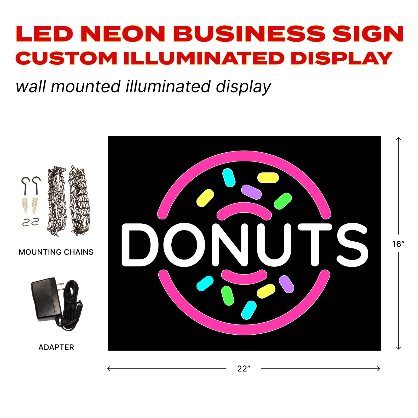 Pro-Lite *NEW* LED NANO SIGN – Donuts