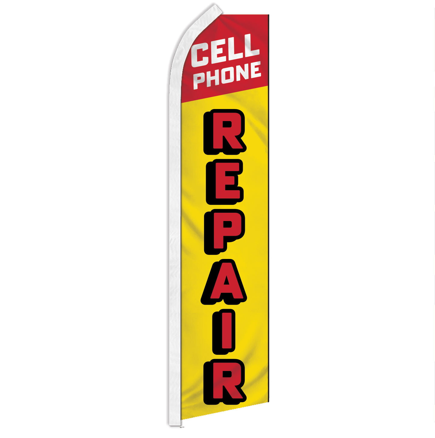 Cell Phone Repair Swooper Flutter Advertising Feather Flag Phone Repair RD/YW