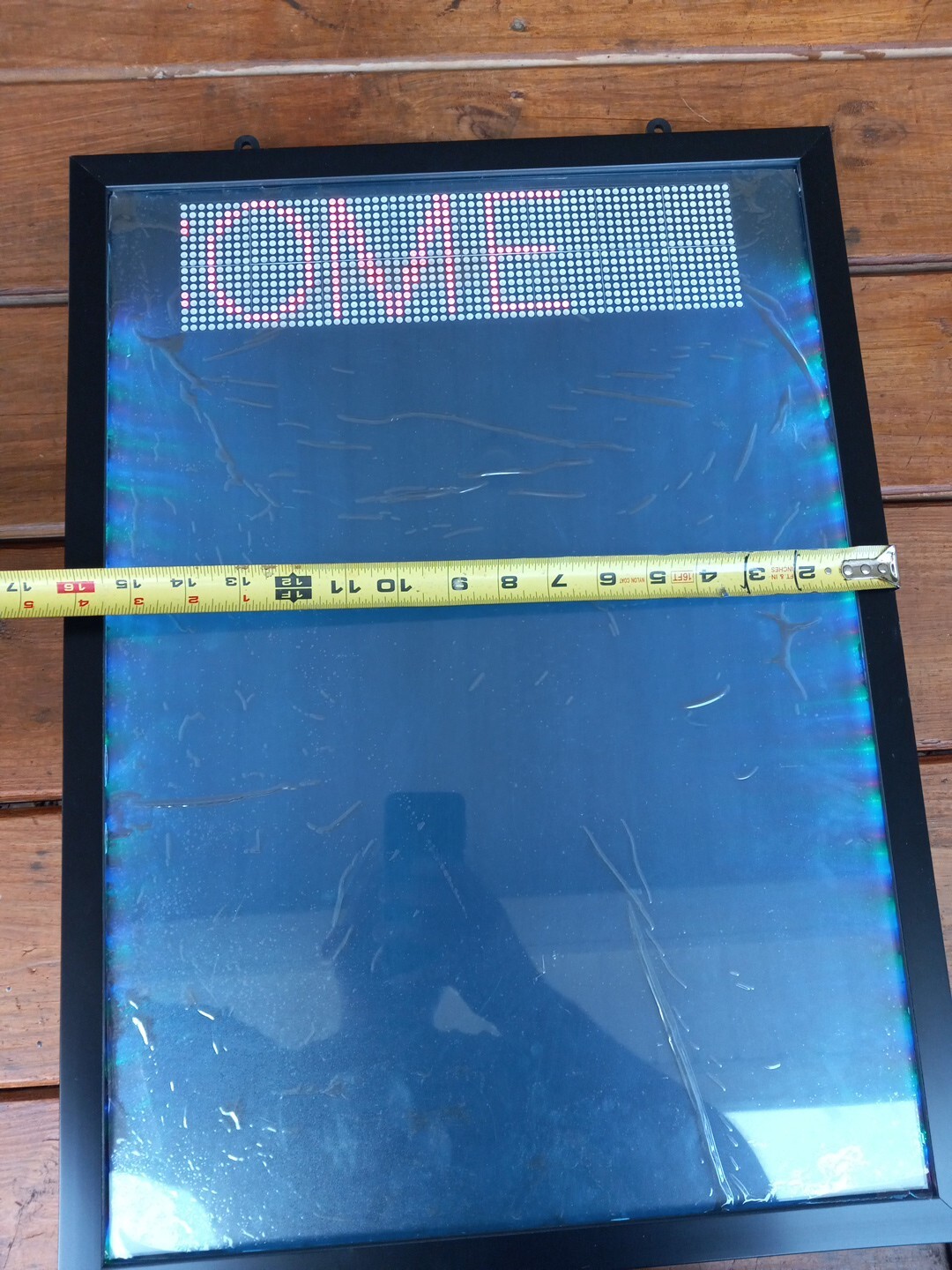 Scrolling Welcome Message Board 21×15