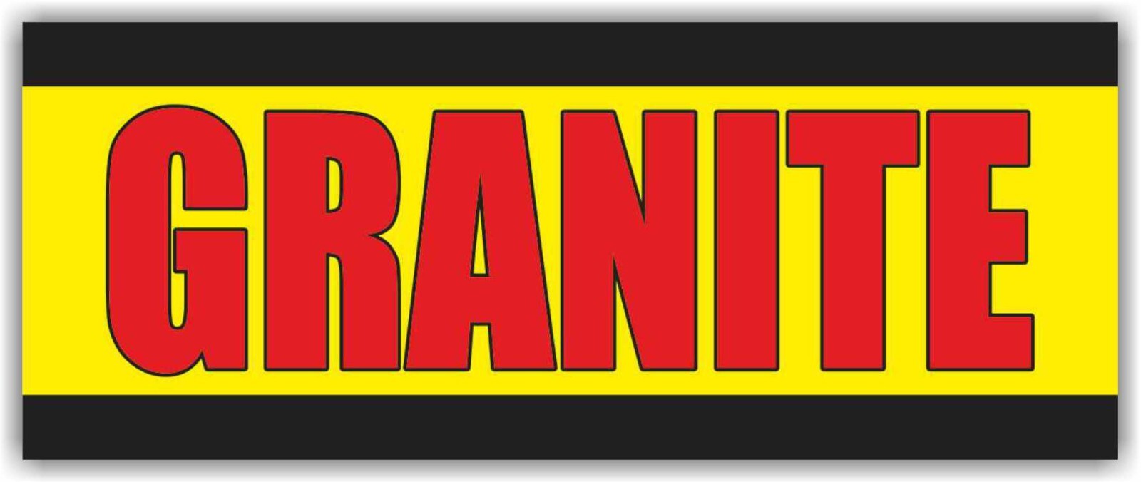 GRANITE Advertising Banner Vinyl Mesh Sign Tile Tools Shop Building