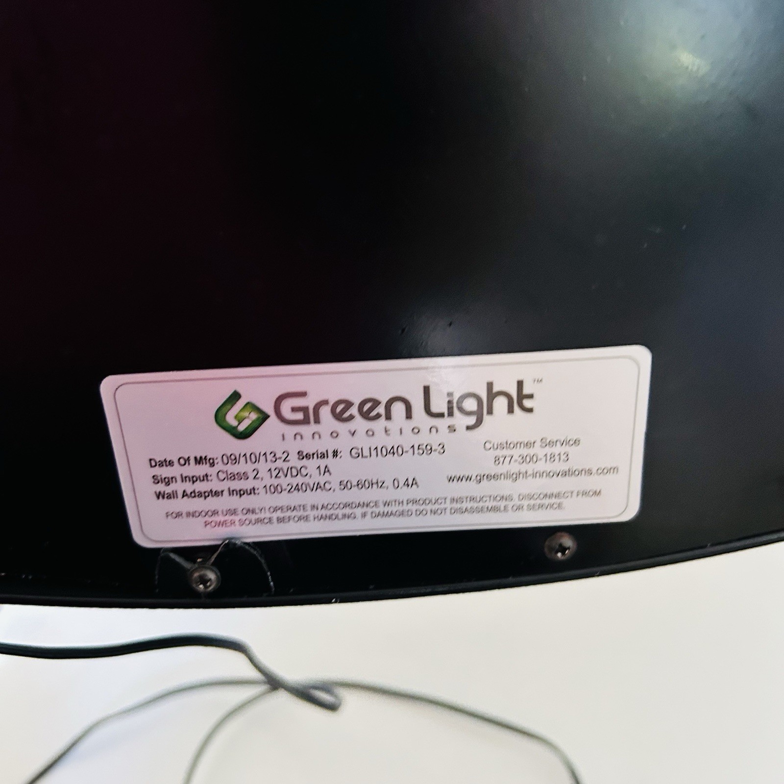 Green Light Innovations Classic LED OPEN Sign, 7 Functions – excellent