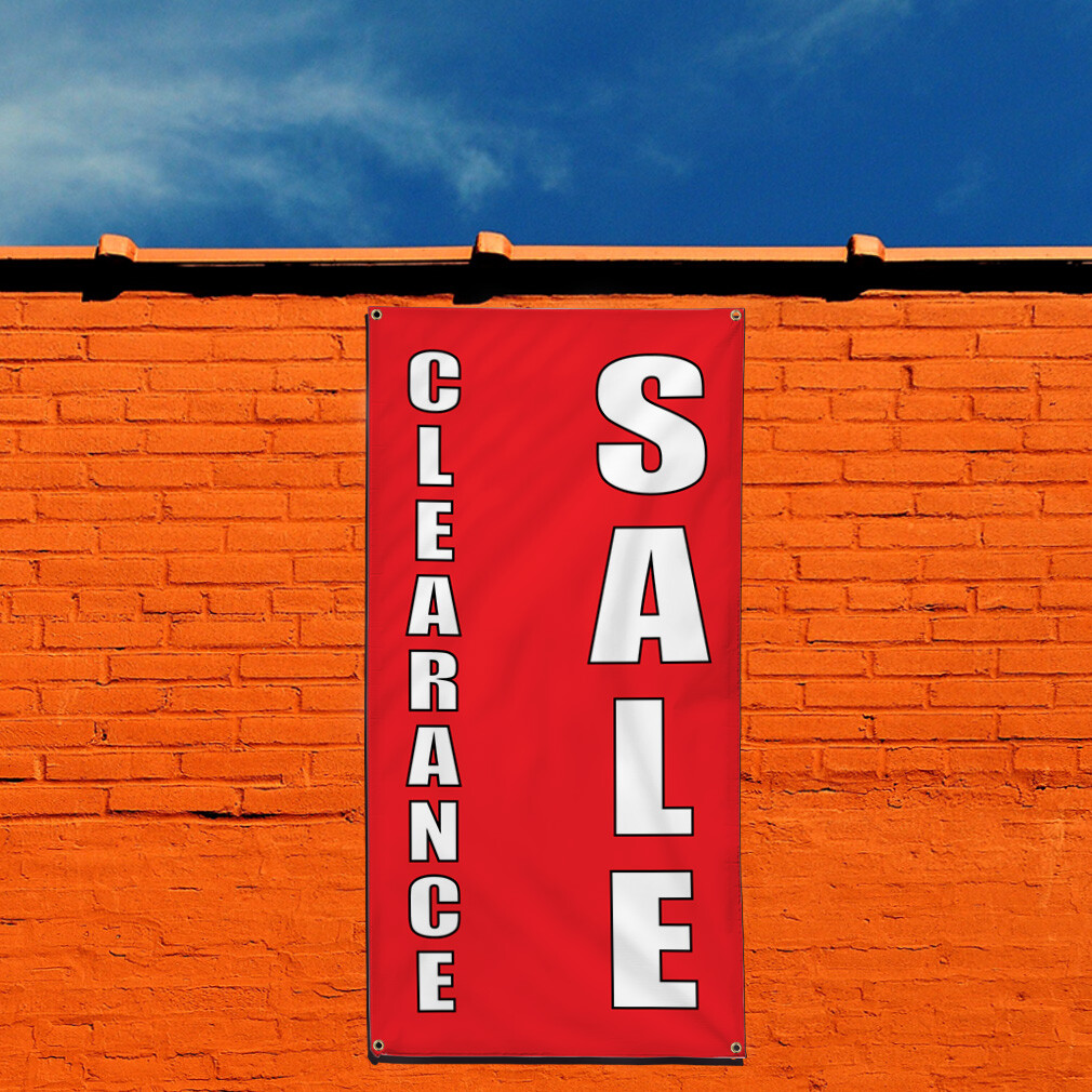 Vertical Vinyl Banner Multiple Sizes Closing out Deal U Business Outdoor