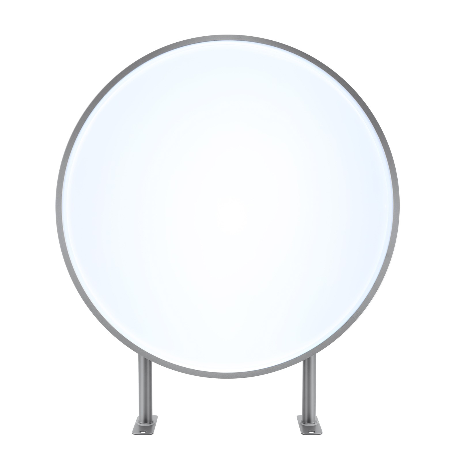24in LED Double Sided Round Light Box Outdoor Sign Advertising Projecting Lights
