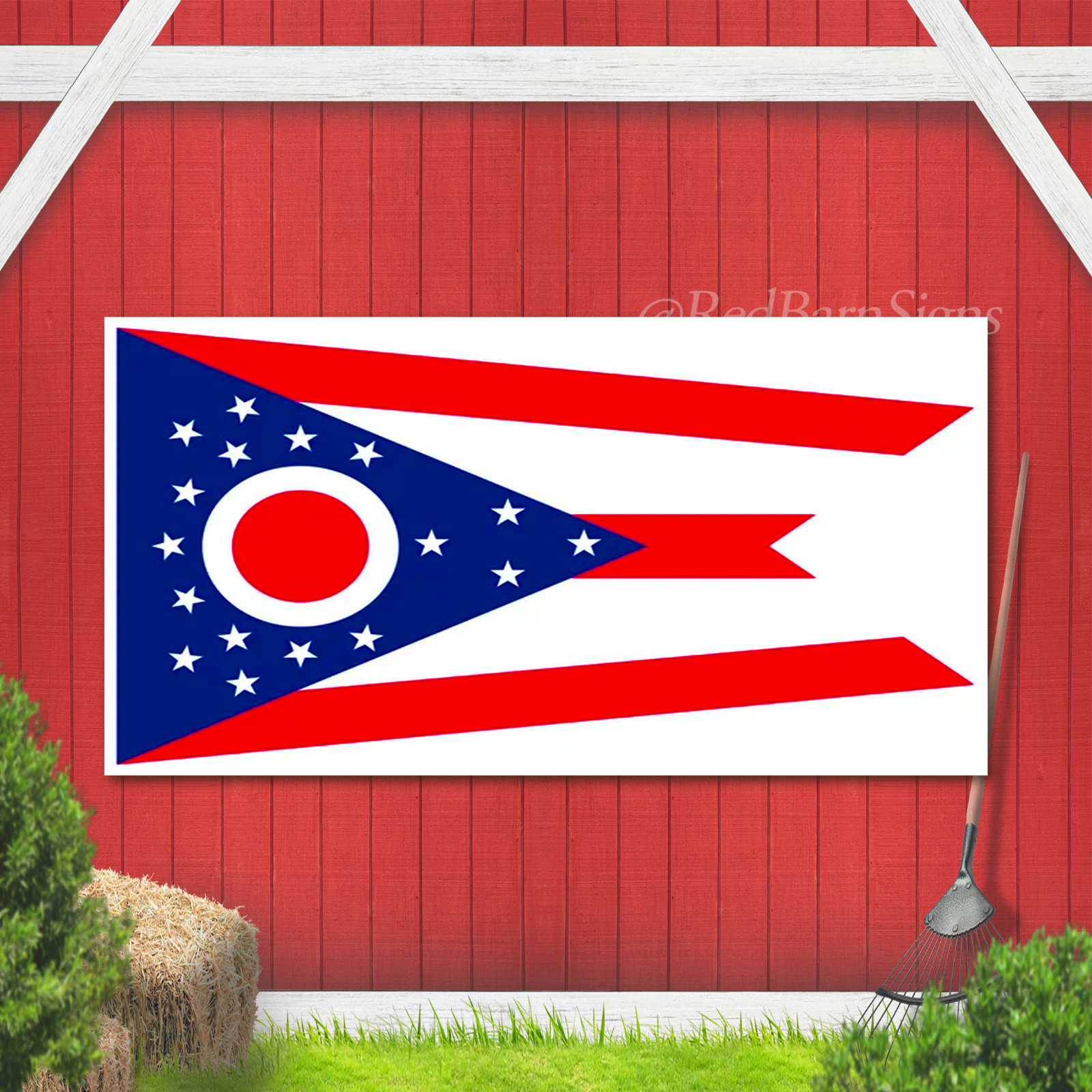 Ohio Flag State of Ohio Flag Banner FAST USA SHIPPING