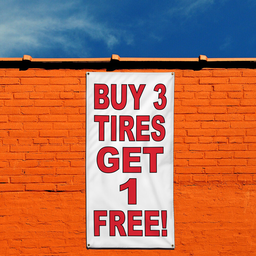 Vertical Vinyl Banner Multiple Sizes Outdoor Weatherproof Industrial Yard Signs