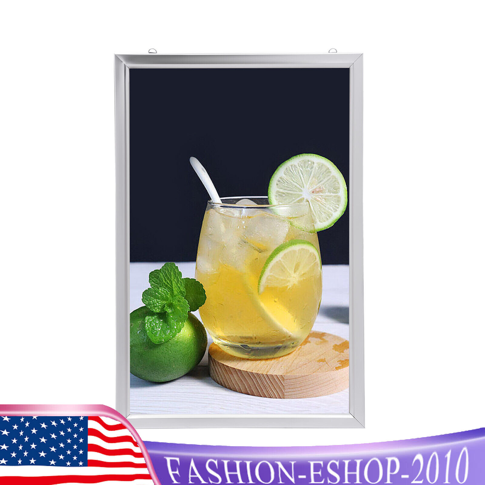 24×36&Prime; / 18×24&Prime; LED Backlit Movie Poster Art Picture Frame Light Box Wall Mount