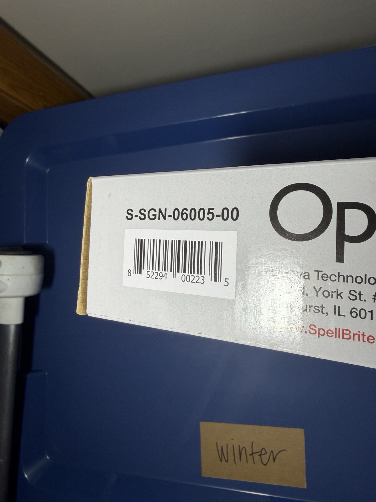 Optiva Ultra Bright LED Open Sign Remote Control Impact Resistant S-SGN-06005-00