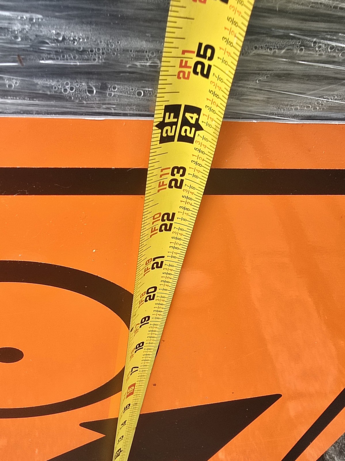 Bicycle Right Arrow Orange Reflective 24&Prime; Street Sign Bike Lane Construction #1