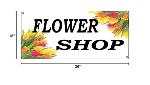 Rogue River Tactical Flower Shop Banner Retail Store Business Sign 36&Prime; By 15&Prime;…