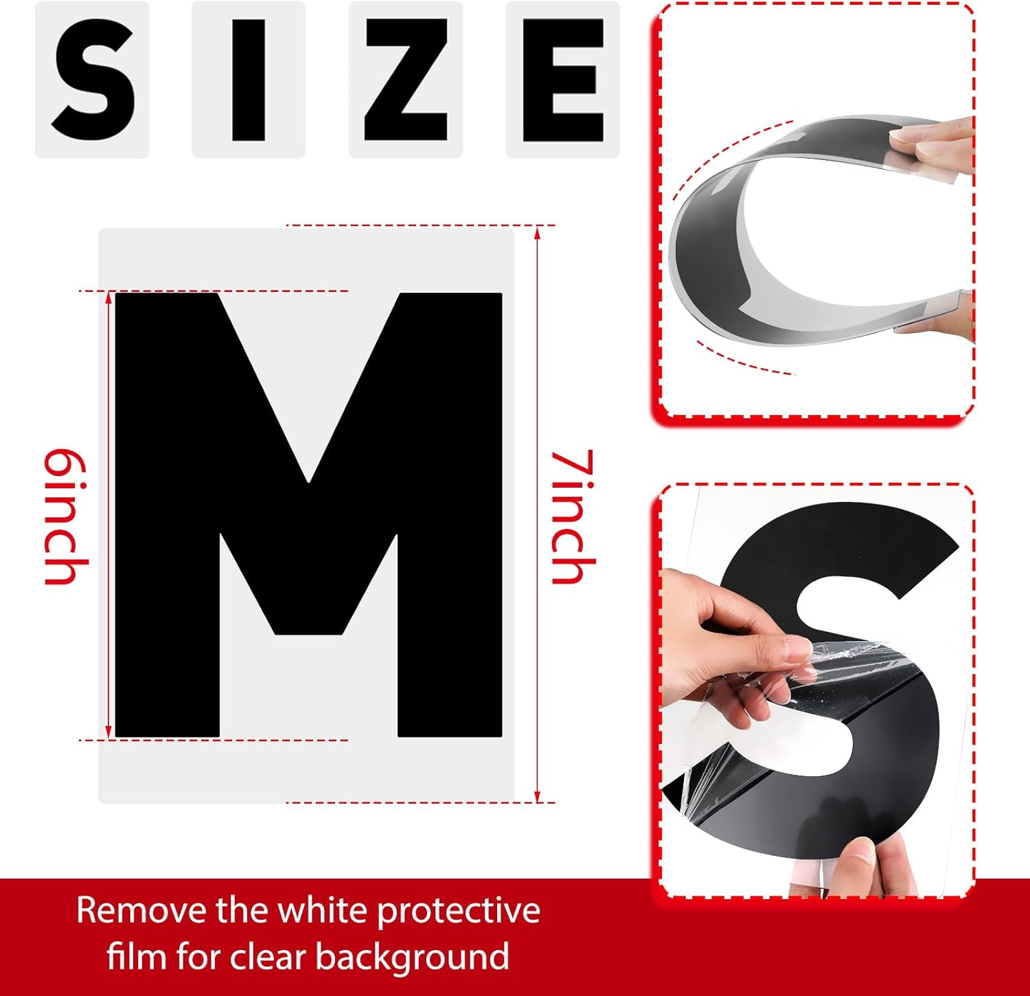300 Pcs Sign Letter Printed on Marquee Letters Flexible Outdoor Sign Letters Bla