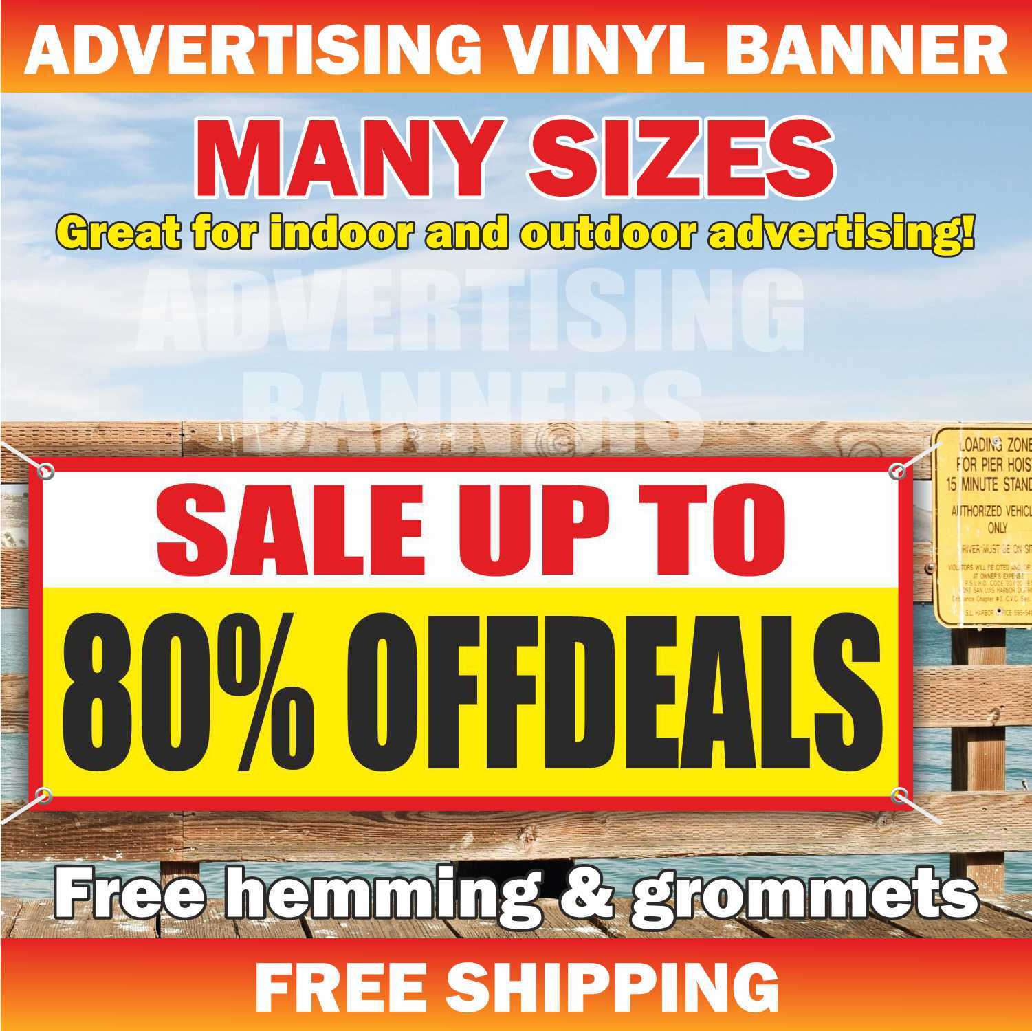 SALE UP TO 80% OFFDEALS Advertising Banner Vinyl Mesh Sign fix sale price shop