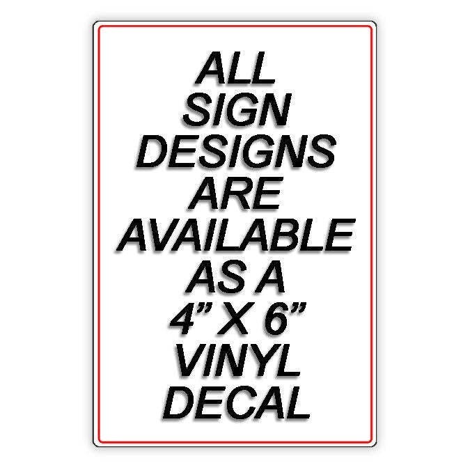 Private Property No Parking Vehicles Towed Sign / Decal Spp022 / Magnetic Sign