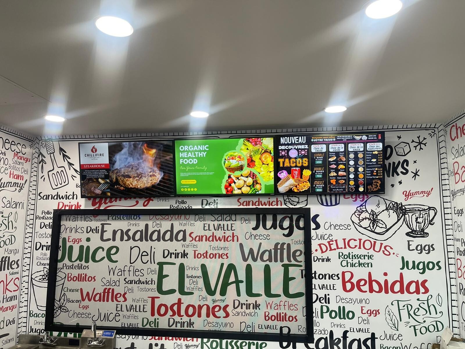 Digital Menu Boards + DropBox Compartible | Upload your MP4 Animations – Canvas