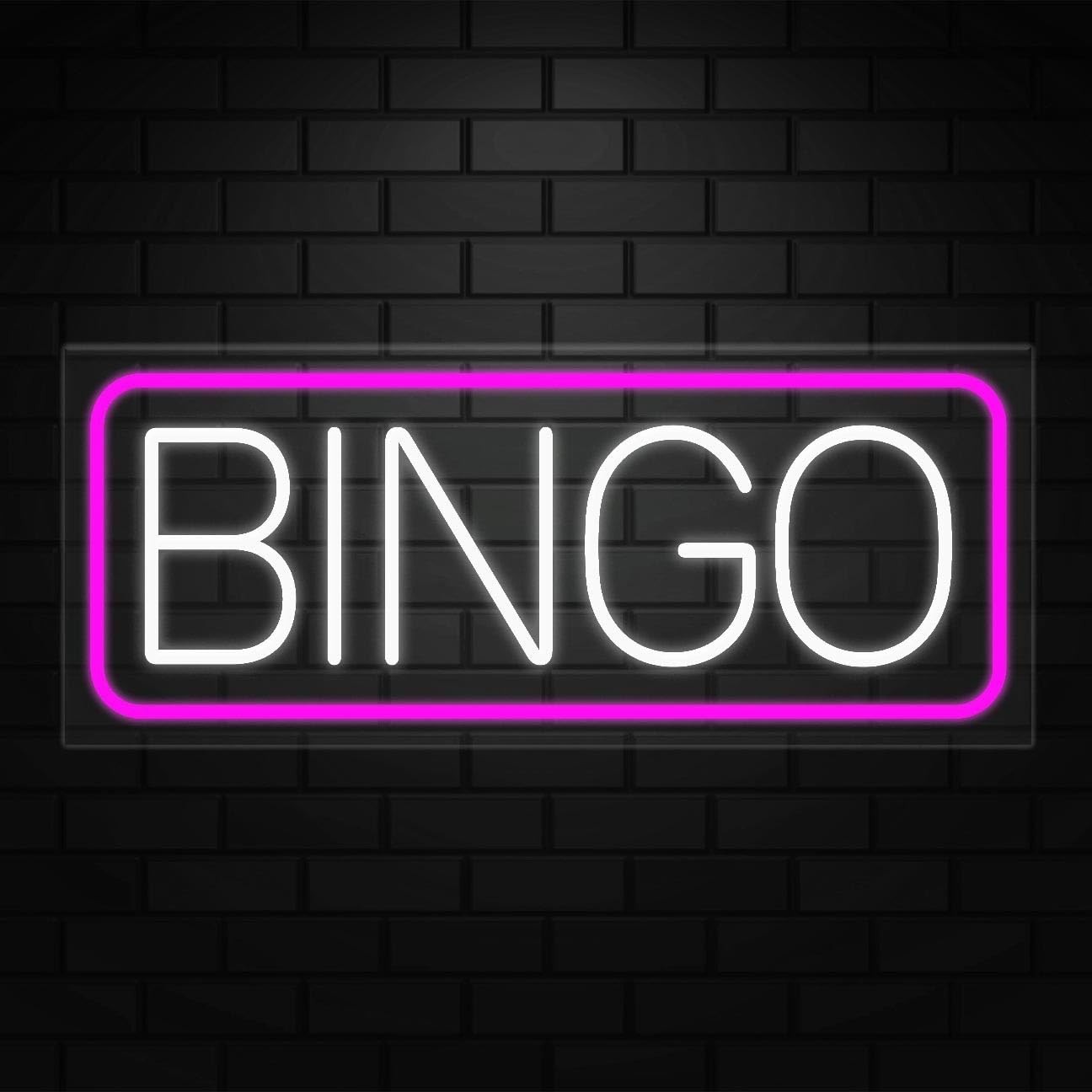 Bingo Neon Sign for Retail Displays | LED Flex Neon | 30&Prime;W x 12&Prime;H x 1&Prime;D