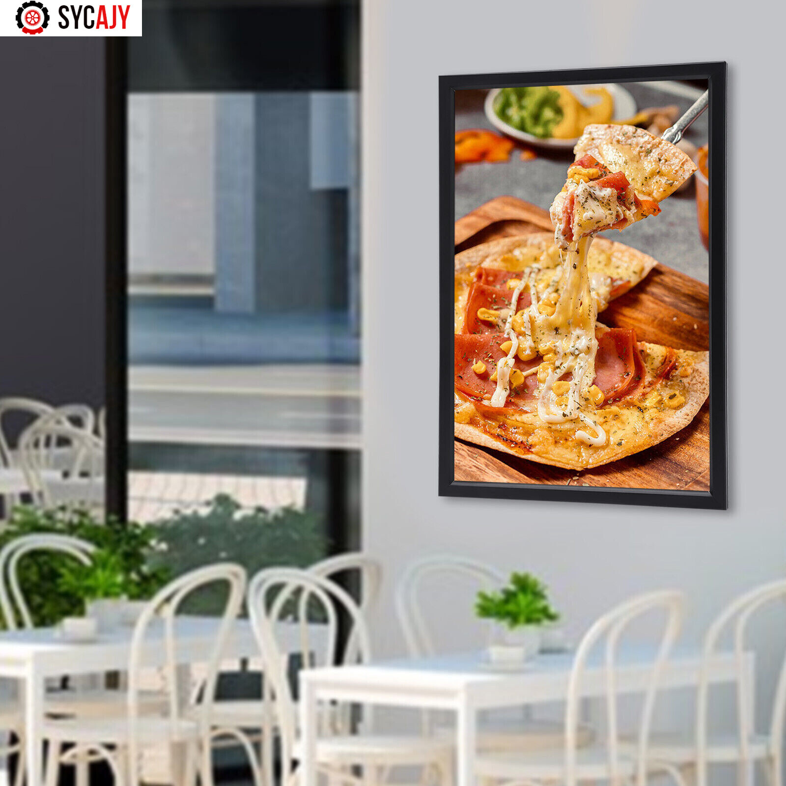 18×24&Prime; LED Light Box Backlit Movie Poster Art Picture Frame Advertising Display