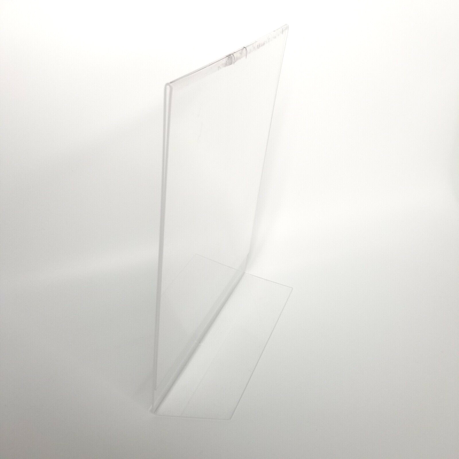 Staples Clear Plastic Table Furniture Top Sign Holder, 11 in H x 8 1/2 in W