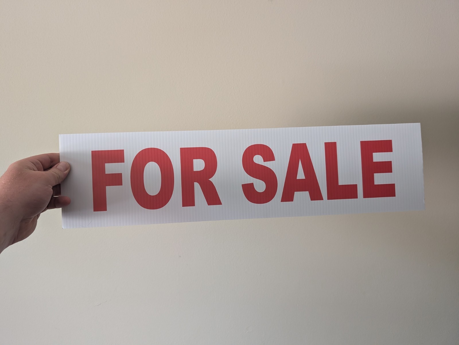 Lot of 18 Real Estate Yard Sign Panels: For Sale/Coming Soon/Open House Arrow