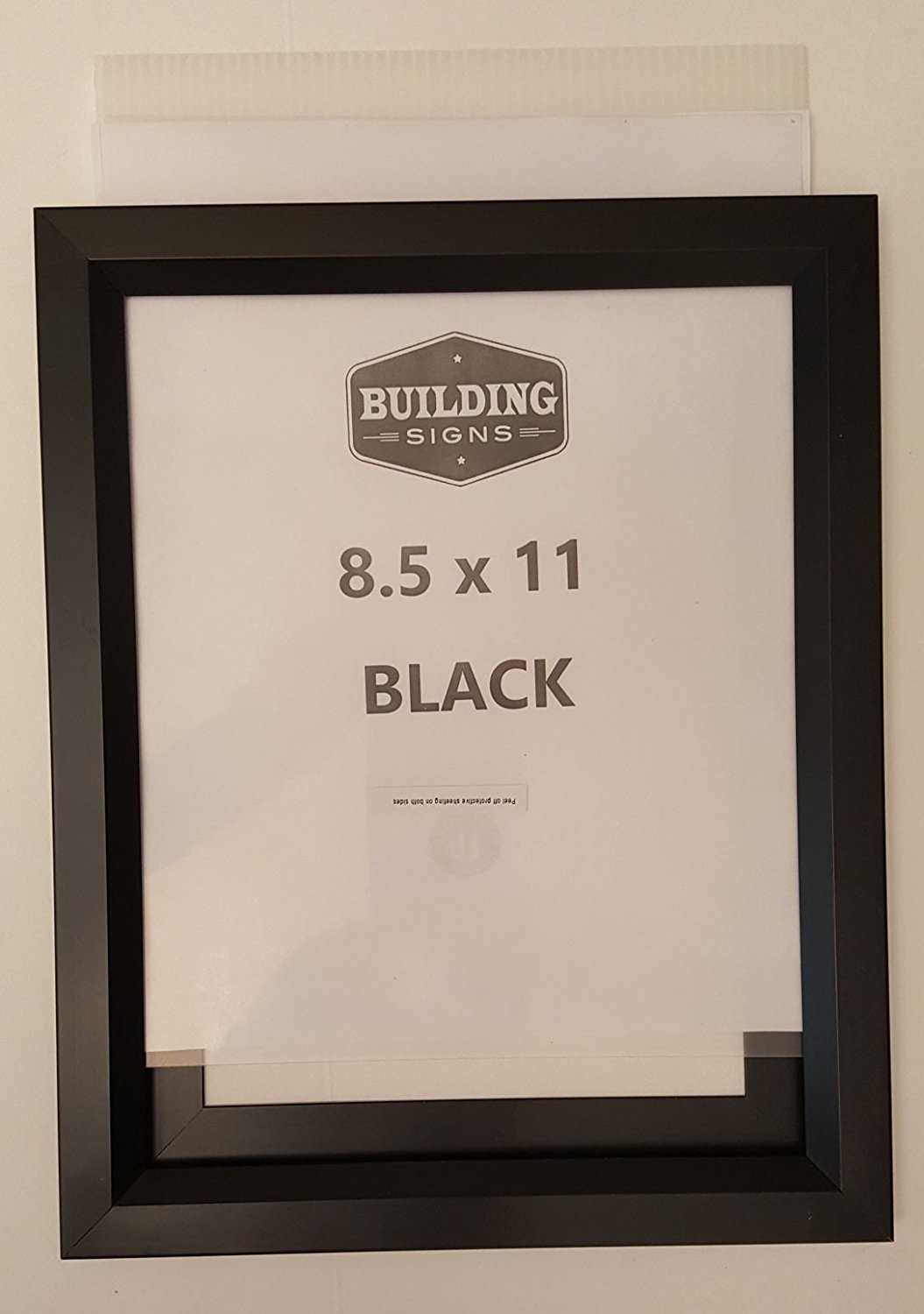 Inspection Frame 8.5&Prime; X 11&Prime; BLACK ( Heavy Duty – Aluminum)-REF24-1027