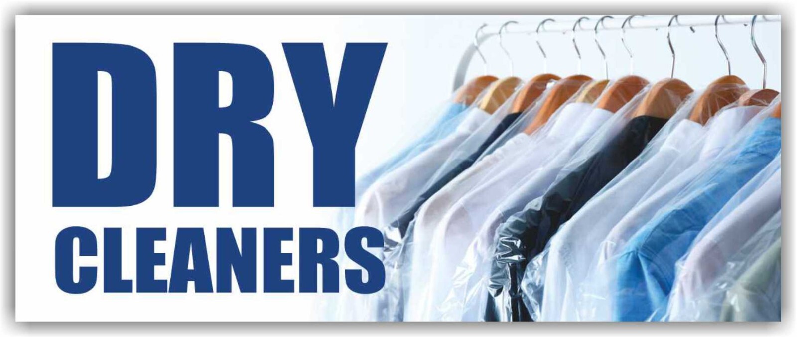 DRY CLEANERS Advertising Banner Vinyl Sign washing laundry cloth shoe underwear