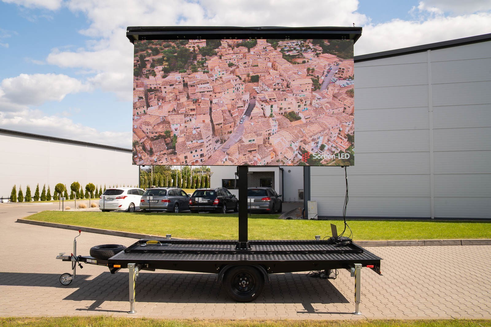 Mobile LED Trailer – miniPlatformLED Dicolor
