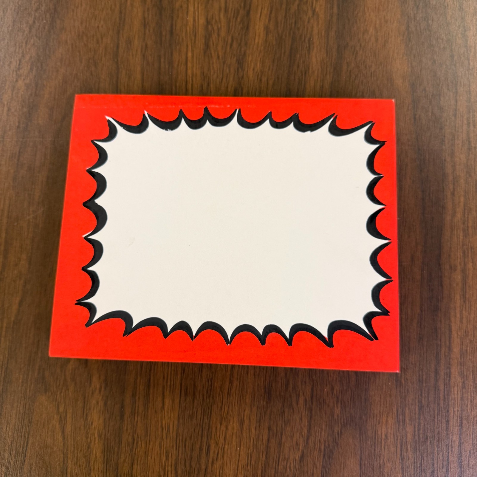 Red Starburst RETAIL STORE SALE Price Signs Price Cards- 7&Prime;wx5.5&Prime;H- 100 pcs