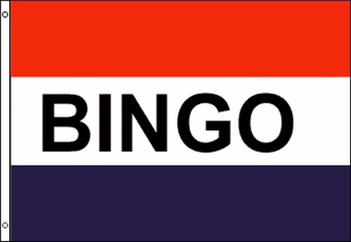BINGO Flag Banner 3×5 ft Advertising Sign Parlor Palace Casino Hall Game Church