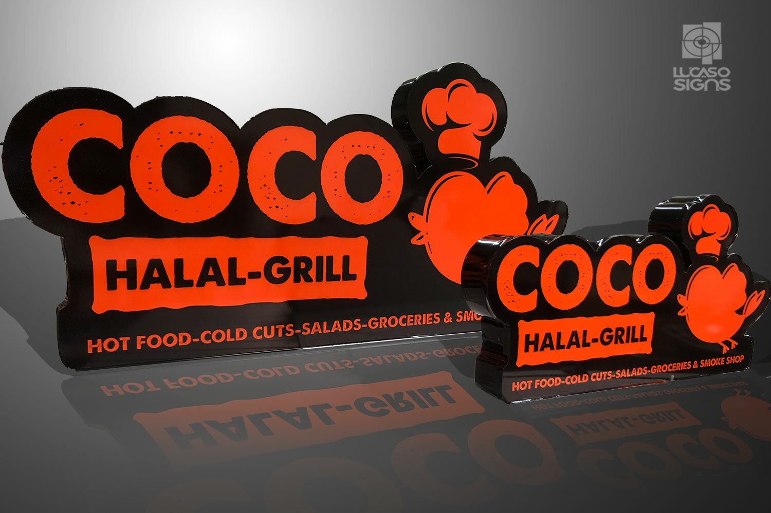 Custom Logo LED Business Signs Storefront Illuminated and Channel Letters