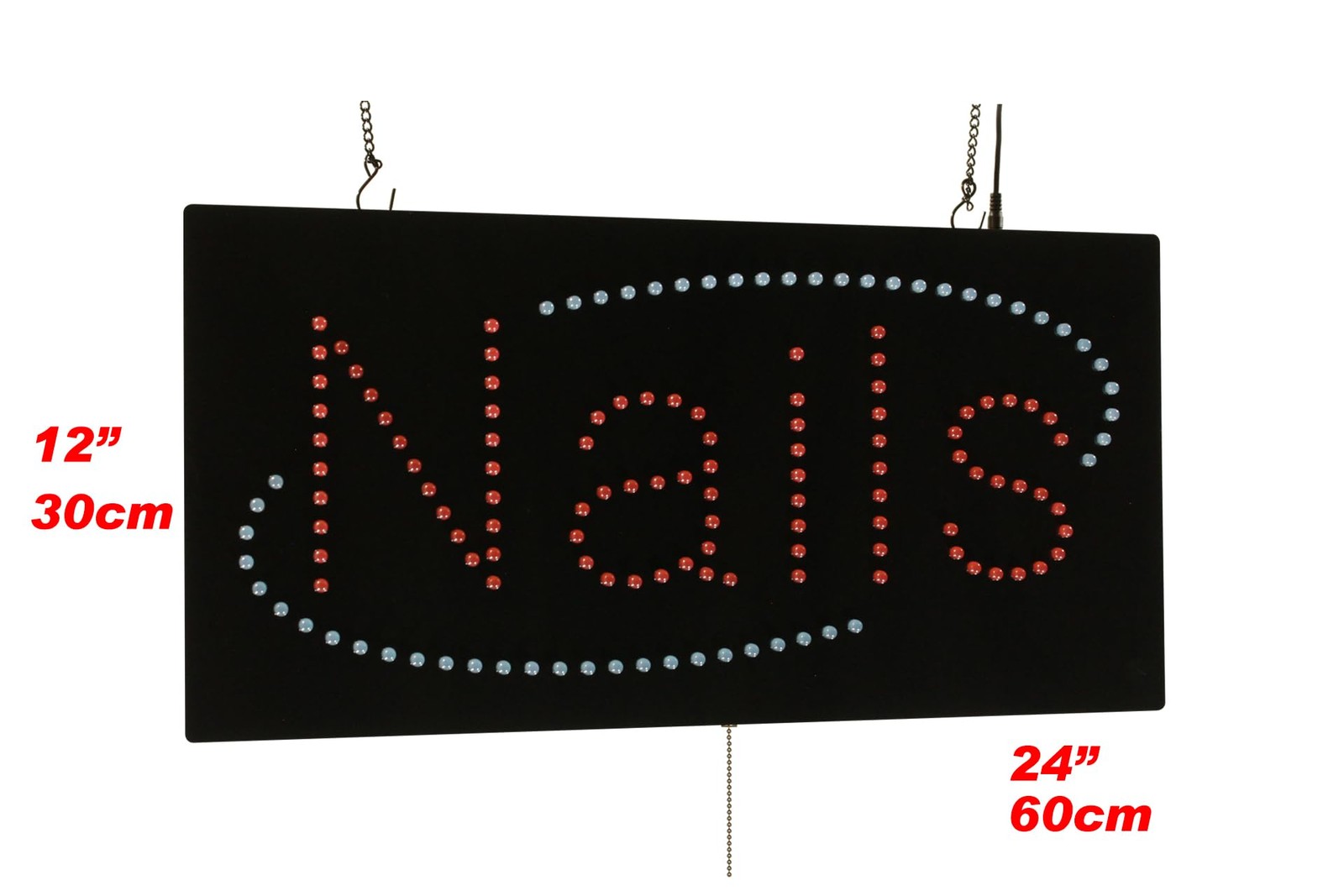 Nails Sign, 24&Prime;x12&Prime;, 60x30cm, , LED, Neon, Florescent, Signage, Signboard, Di…