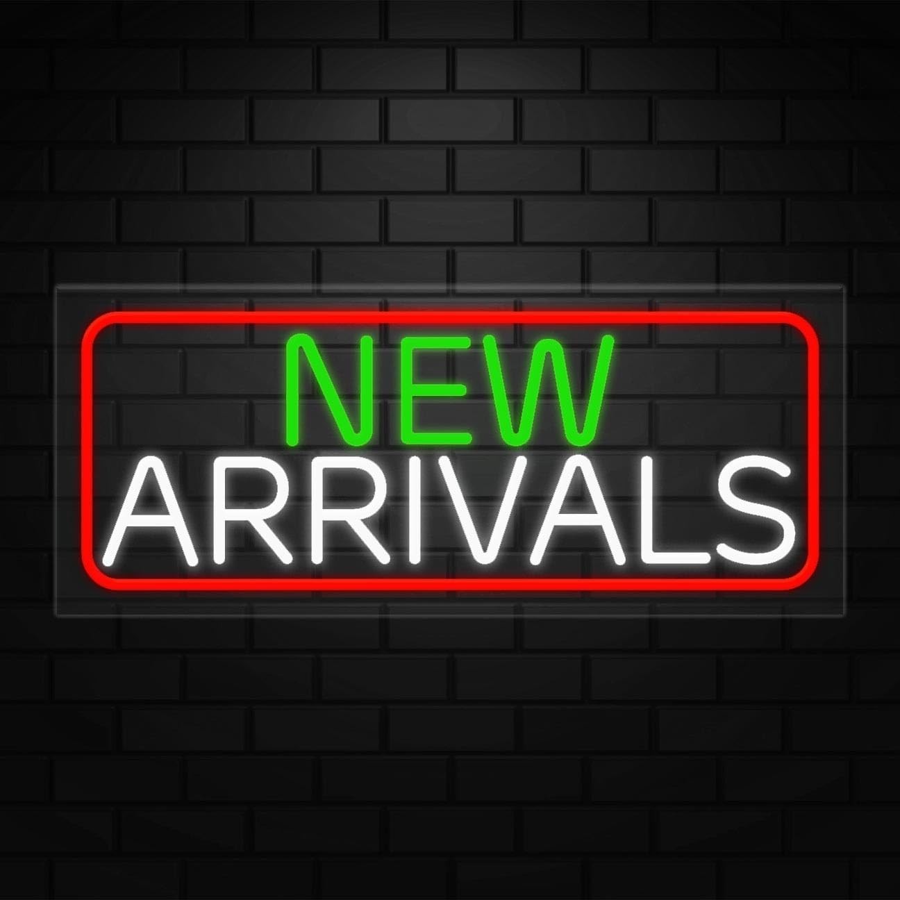 New Arrivals Neon Sign for Retail Displays | LED Flex Neon | 32&Prime;W x 13&Prime;H x 1&Prime;D