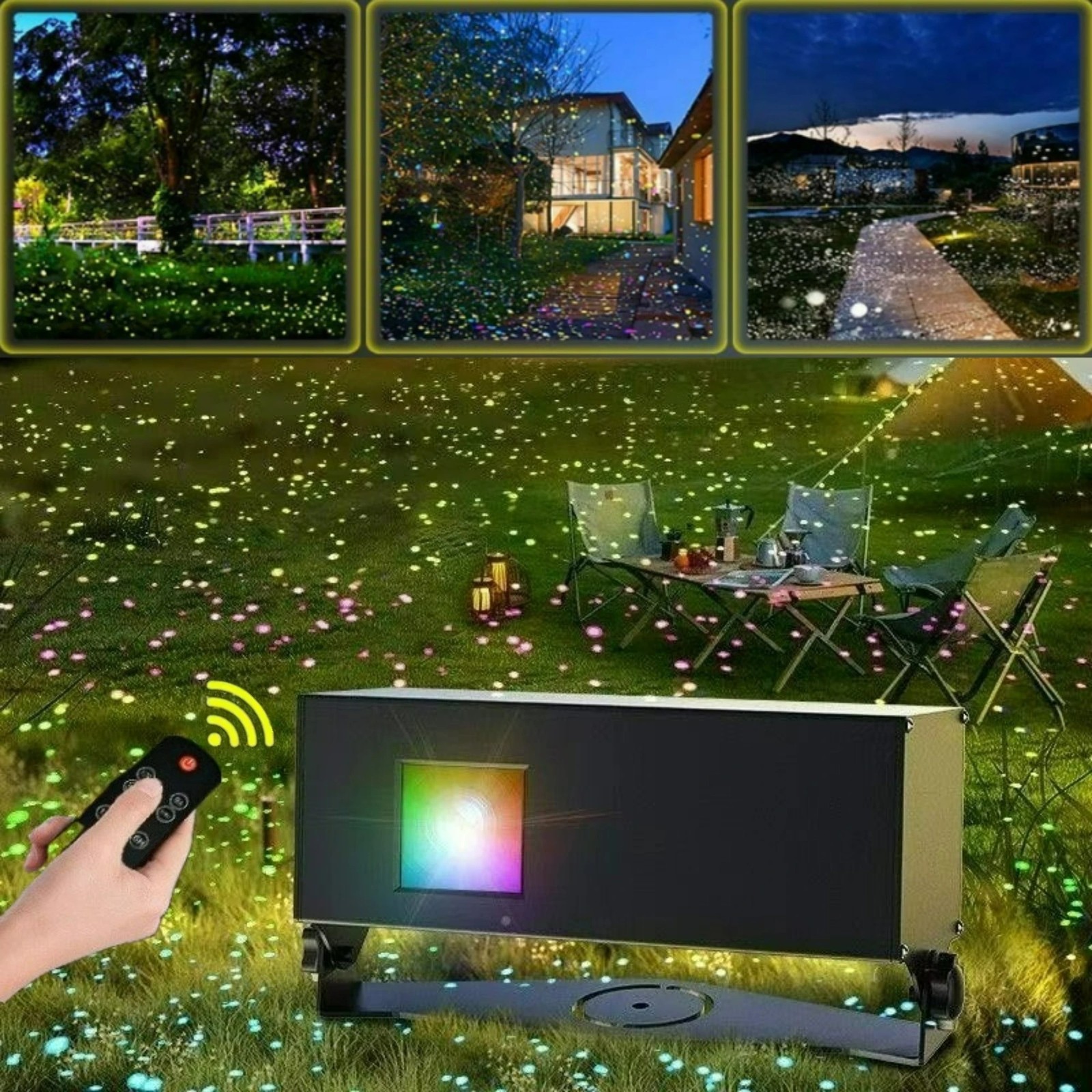 20W/40W/50W Outdoor Dynamic Firefly Laser Starry Sky Projection Light Outdoor