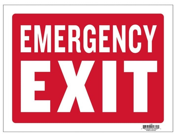 9×12&Prime; Business Sign for Office Retail Commercial Business Industrial Weaterproof
