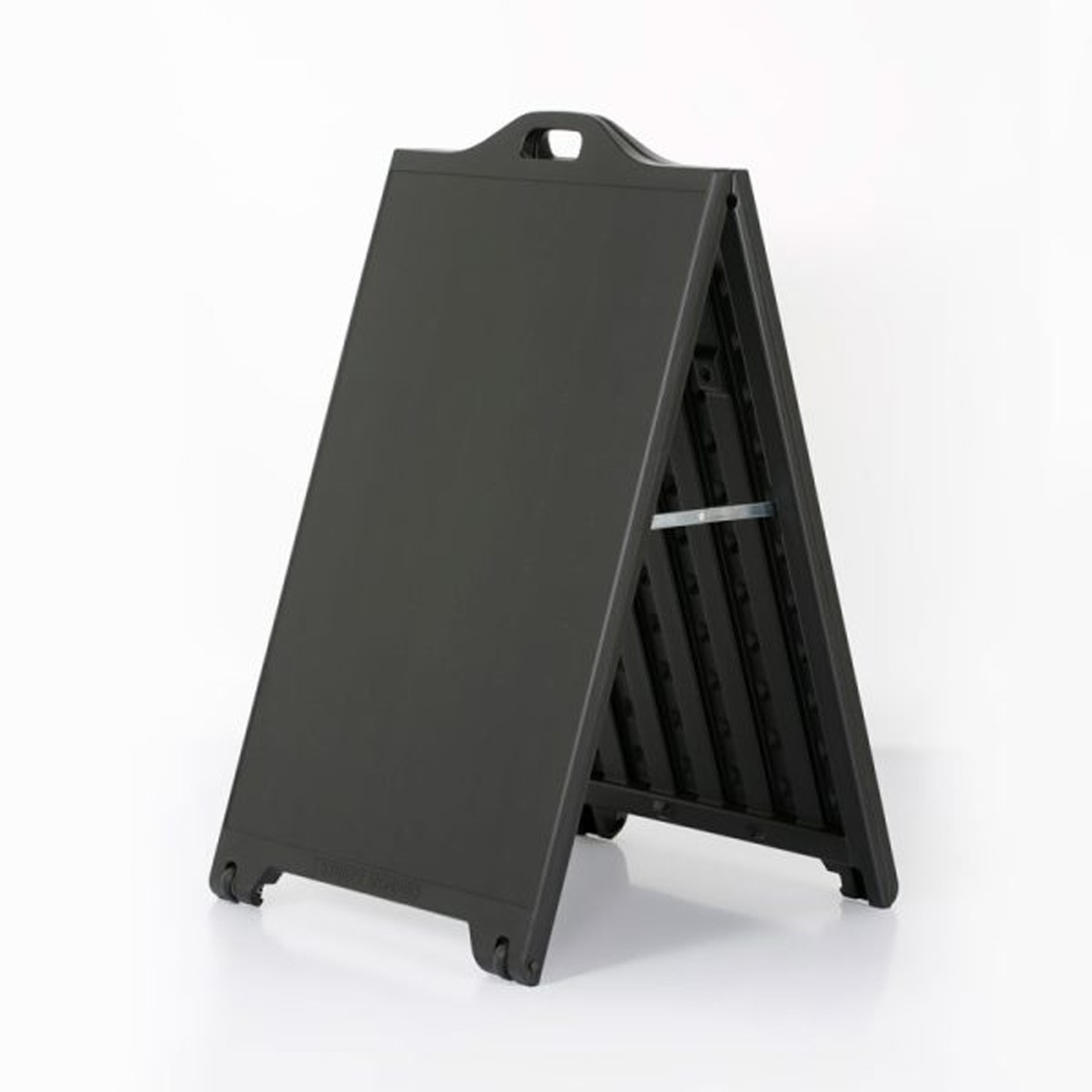 Street SignPro Board Black A-Frame Sidewalk Sign with 2 Sticker Signs 24×36 inch