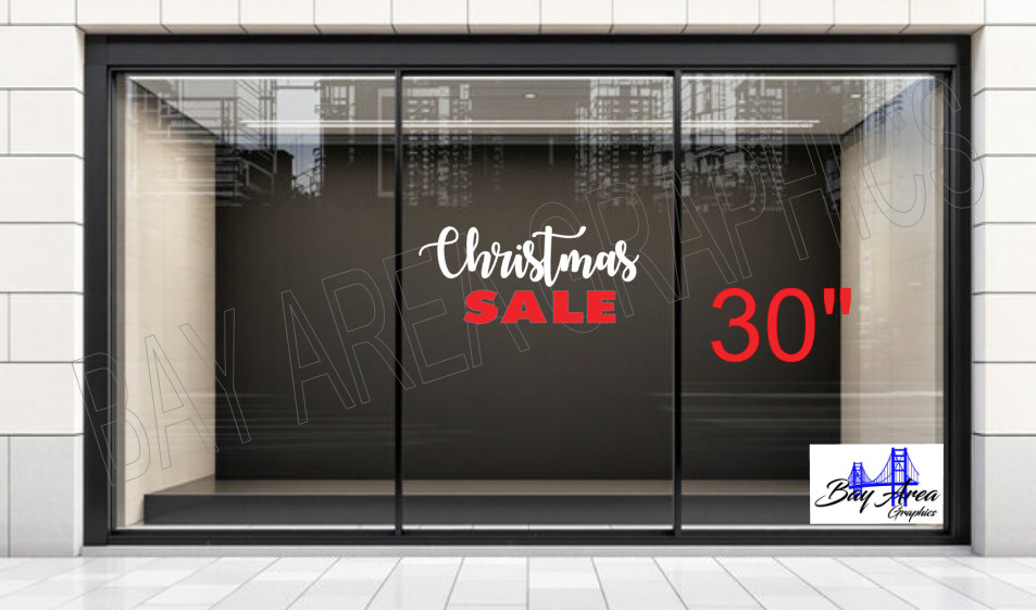 Christmas SALE Window Sign | Premium Oracal 651 Outdoor Decal🎅🎄❄️.