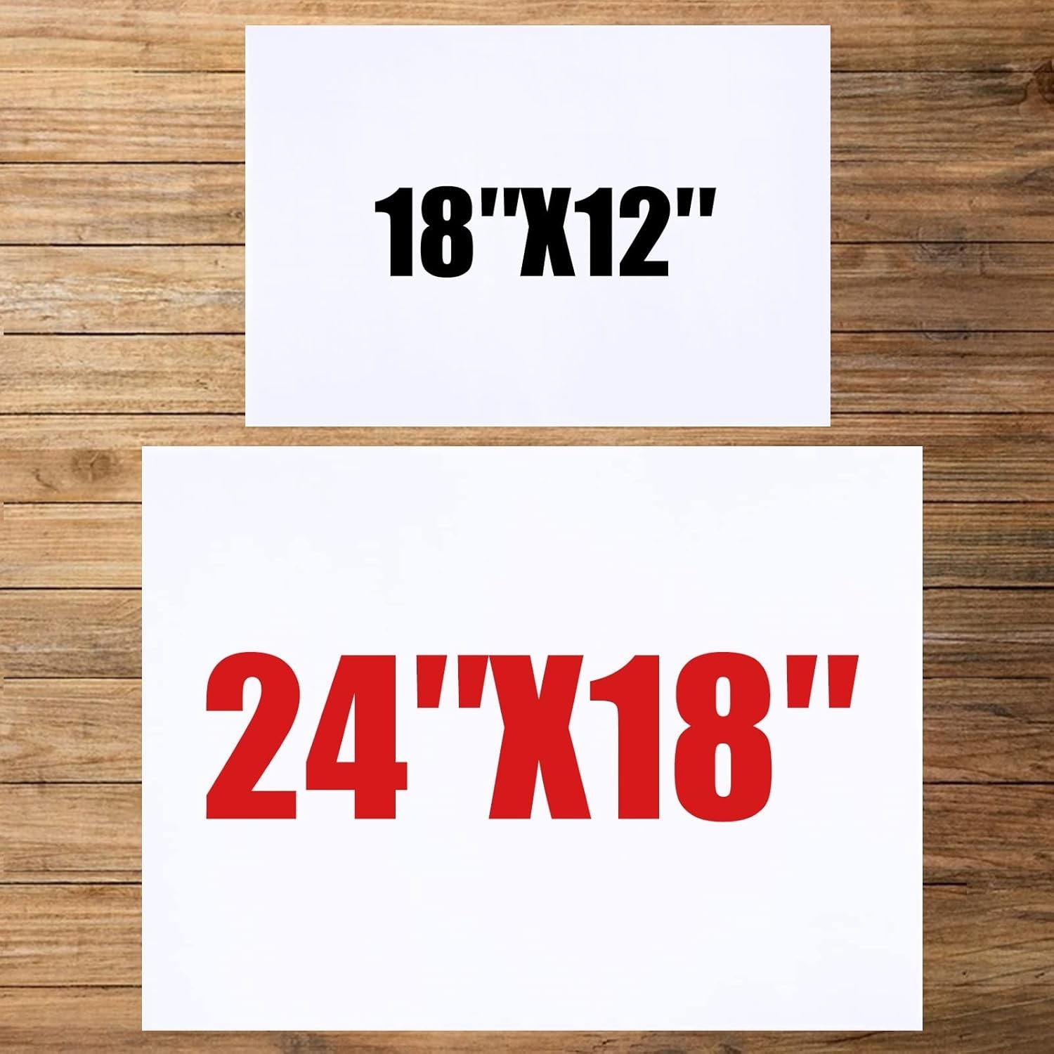 10 Large Blank Yard Signs with H-Stakes for Custom Outdoor Events – 18×24 Inches