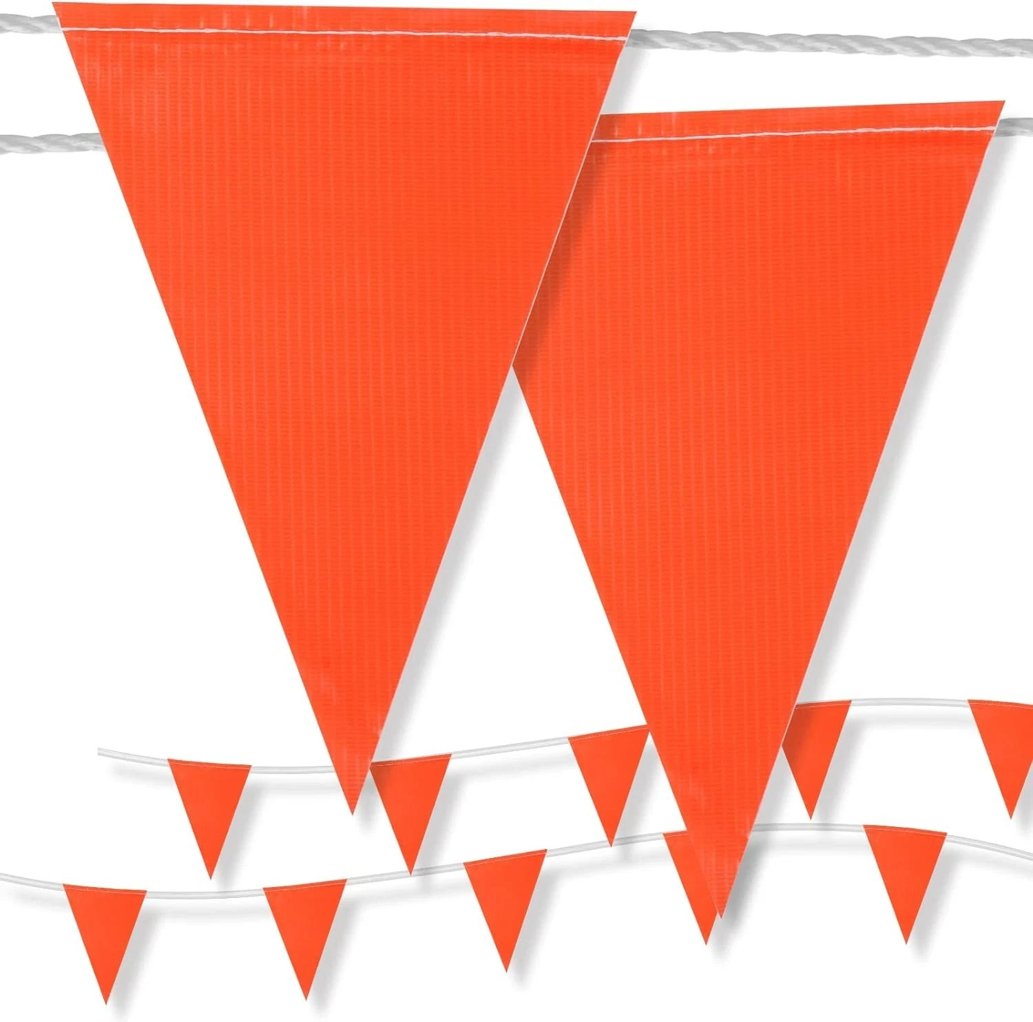 Pennant Safety Flags Flagging Banner Warning Flags Marking Flags on String