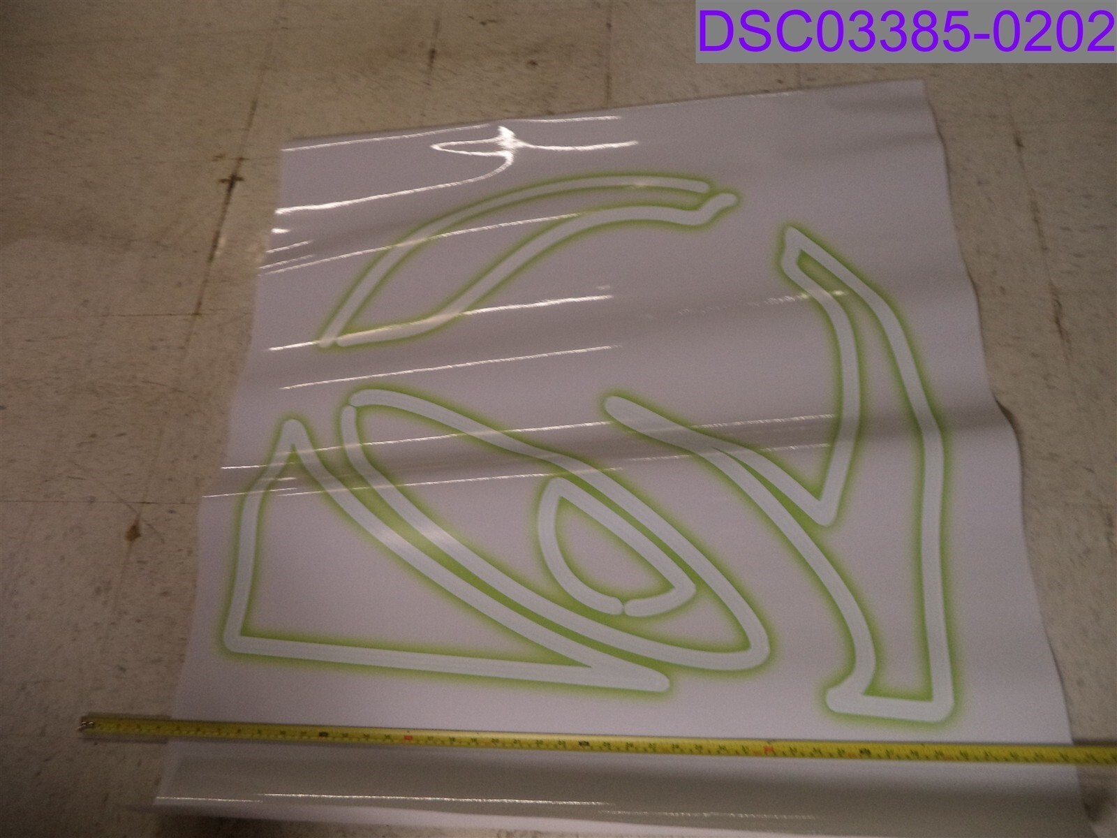 Qty = 8: Taco Bell Window Decal Pink & Green Bell, Drive Thru 48&Prime; x 40&Prime;