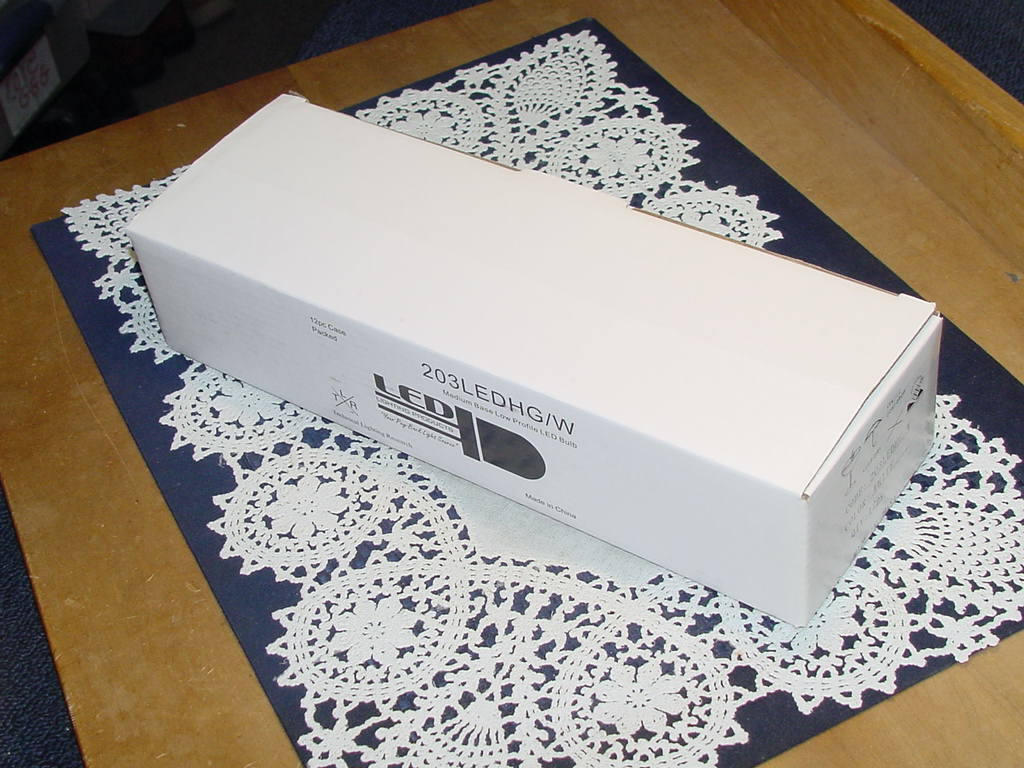 12 Technical Lighting Research, Bulbs, 203LEDHG/W, LED Lighting White, Med Base