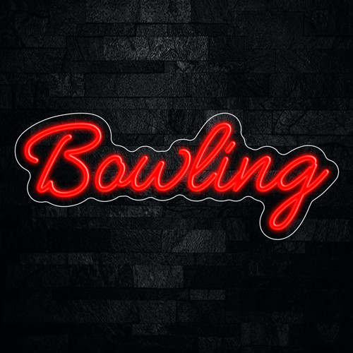 Bowling LED Neon Sign 23&Prime;L x 9&Prime;H #32957