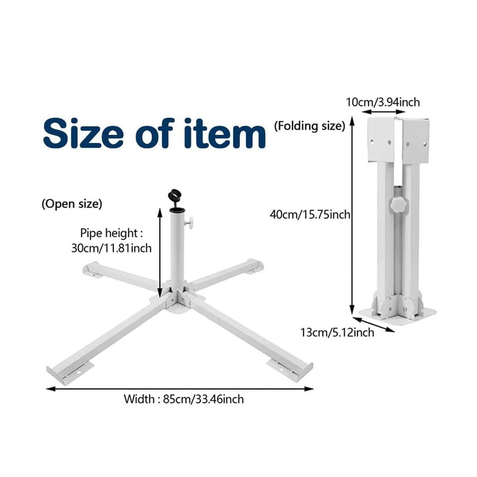 Foldable Portable Beach Umbrella Stand-Portable Patio Umbrella Base… Fast Ship