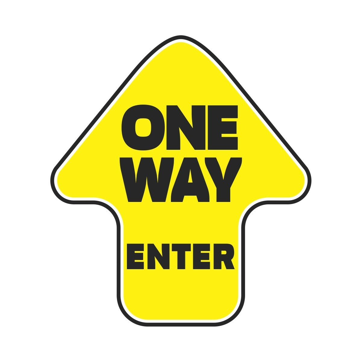 Arrow Do Not Enter Social Distancing Floor Decal Carpet 20 Pack School Vinyl