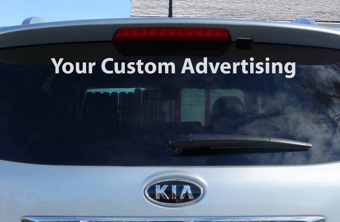 Custom Car Indoor Outdoor Sticker Vinyl Decal Shop Window Wall Sign 3 ~ 160cm