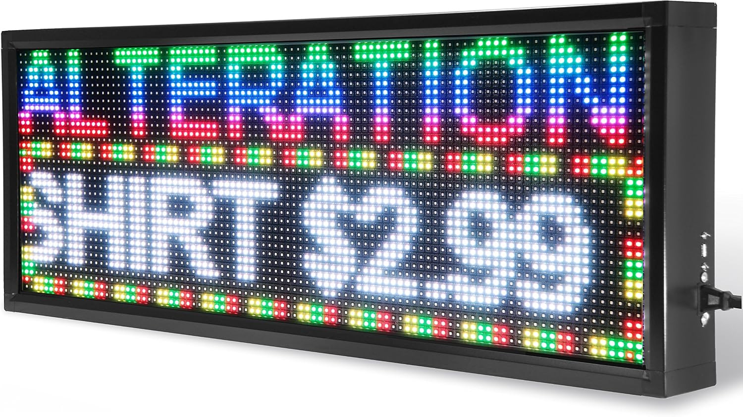 14 X 39 Inch (35Cm X 99Cm) Ultra-Bright Programmable Scrolling LED Sign for Stor