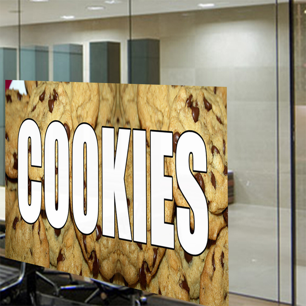 Decal Stickers Cookies Bakery Caf Restaurant Bar Vinyl Store Sign Label
