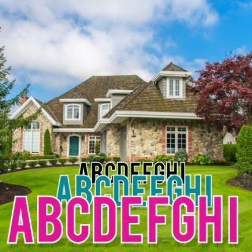 Cut-out Alphabet Kit – Pack of 3 Sets – 18&Prime; Corrugated Plastic Yard Letters