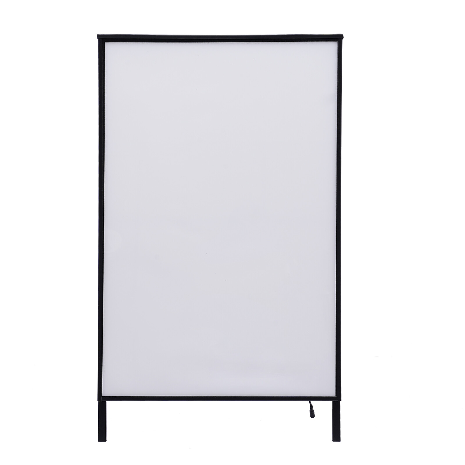Floor Standing LED Movie Poster Frame Lightbox 24V 36W 23.6 × 35.4 In Black